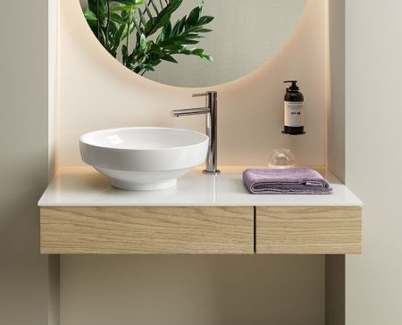 Тумба под раковину Vitra Origin 65675 90х50 подвесная цвет коричневый