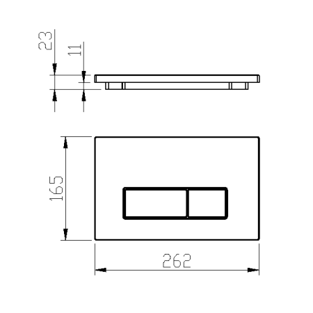 Клавиша смыва Boheme 669-NB никель