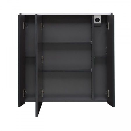 Зеркало-шкаф Roca Ronda ZRU9302970 80х80 подвесной цвет белый/серый