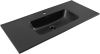 Раковина керамическая Aquanet Flat 00329257 100х50 полувстраиваемая цвет черный 1 отверстие под смеситель