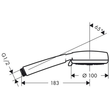 Душевая лейка Hansgrohe Crometta 26823400 цвет хром