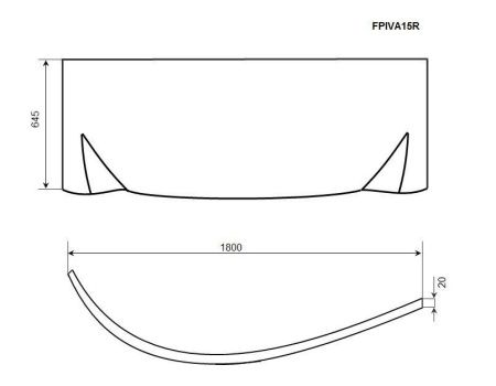 Фронтальная панель Timo FPIVA15R