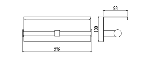 Бумагодержатель Savol S-00AK57H - фото 2