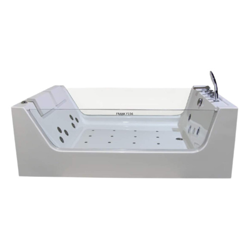 Ванна акриловая гидромассажная Frank 2016439109 170х120 пристенная прямоугольная с каркасом - фото 3