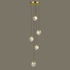 Светильник подвесной Delight Collection MD24001033-5A gold/clear