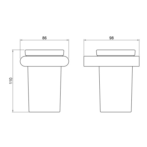 Стакан Timo Luiro 18433/03 - фото 2