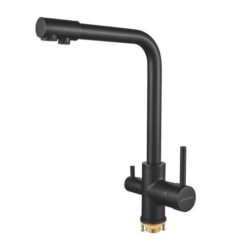 Смеситель для кухни Maretti Project Black PB31RZF12 на мойку черный - фото 2