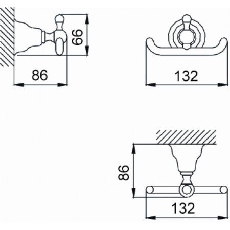 Крючок Cisal Croisette 4010.01H.BA