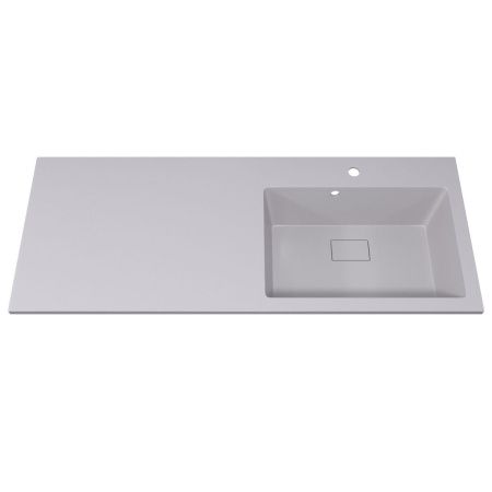 Раковина из искусственного камня Uperwood Cosmos Quartz RCosmos120RJ 120х50 над стиральной машиной цвет белый