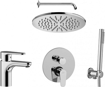 Комплект смесителей Paffoni Green 255127 хром