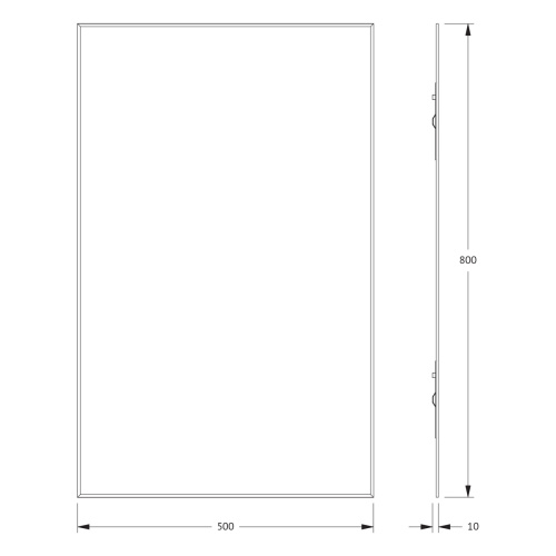 Зеркало в ванную Evoform Standard BY 0218 50x80 - фото 2