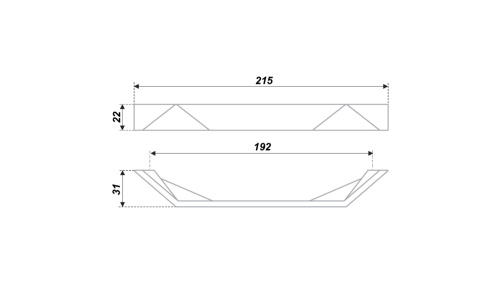 Ручка для мебели BelBagno Aurora RS268CP.4/192 - фото 2