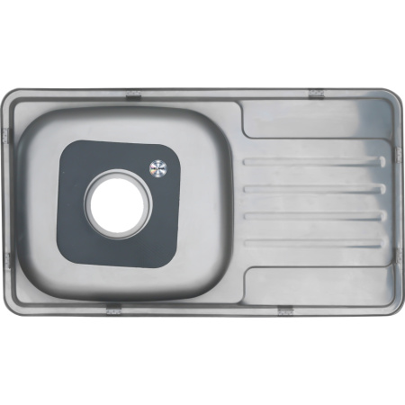 Кухонная мойка Melana 113/2 (*10) 76х42 цвет хром