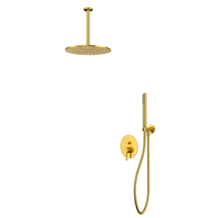Душевая система Whitecross Y brushed gold YSET12GLB встраиваемая