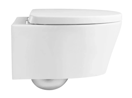 Чаша унитаза подвесная Arrow AHB21002H цвет белый без сиденья безободковая каскадный смыв