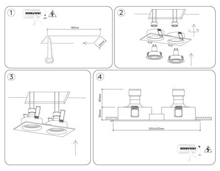 Светильник встраиваемый Ambrella Light Standard Tech (Стандард Тецх) TN102759