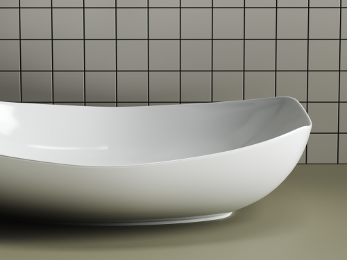 Раковина Ceramica Nova ELEMENT 56 см CN5016 накладная цвет белый - фото 3
