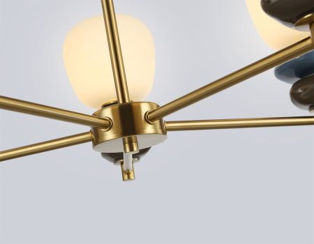 Люстра на штанге Ambrella Light Ceramo Modern (Церамо Модерн) LH53164
