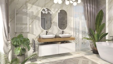 Тумба Velvex UNIT tpUNI.80.H40.Y.VY-223 80х50 подвесная цвет белый