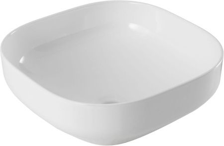 Раковина керамическая Aquanet Elegant 00326058 40х40 накладная цвет белый без отверстий под смеситель