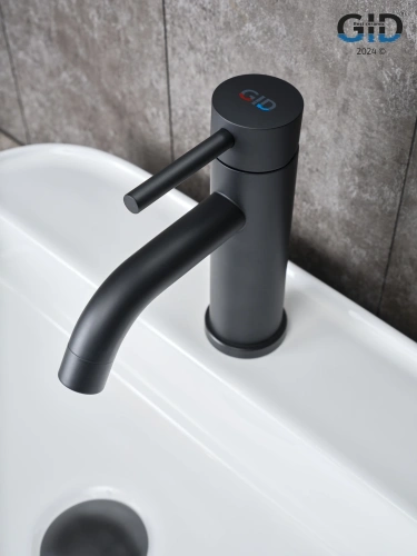 Смеситель Gid Cascada Inga SS096-BM-K (SS096BMK) на раковину черный матовый - фото 5