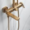 Душевая стойка Shevanik S9936G настенная цвет золото