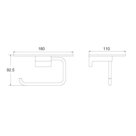 Бумагодержатель Rose RG18C RG1805C
