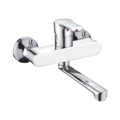 Смеситель для кухни Shevanik S5693 настенный хром - фото 2