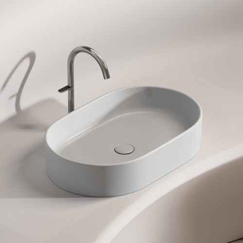 Раковина Ceramica Nova ELEMENT 61 см CN6048MSG накладная цвет серый матовый - фото 5