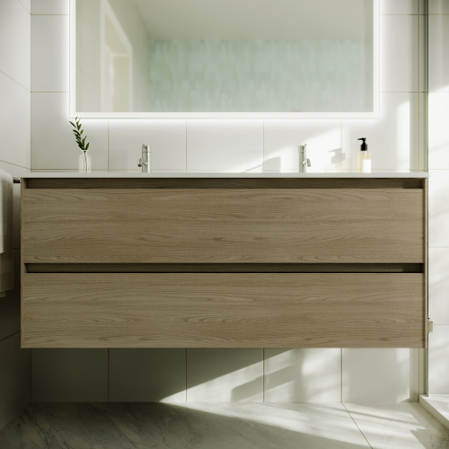 Тумба под раковину Sancos Cento CN120-2KE 119х45х50 настенная - фото 4