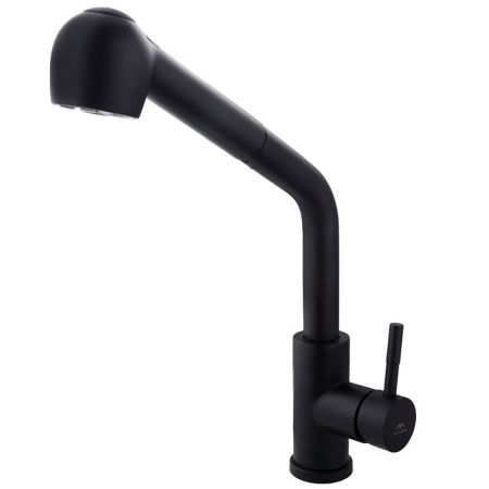 Смеситель для кухни Fashun A56009-7 на мойку черный