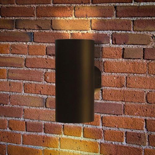 Уличный настенный светильник Arte Lamp Alcyone (Алцыоне) A6109AL-2BK - фото 4