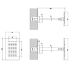 Верхний душ Gessi Rettangolo 20151#031 20х15 хром