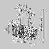 Люстра подвесная Modelux ML.6621.12 CR