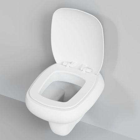 Чаша унитаза подвесная Ambassador Diamond 123T20101R цвет белый без сиденья каскадный смыв