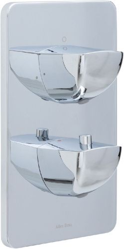 Смеситель для ванны с душем Allen Brau Infinity 5.21216-00 встраиваемый в стену хром с термостатом