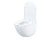 Унитаз подвесной IDDIS Axes AXERDSEi25 белый с сиденьем микролифт безободковый смыв воронка-водоворот