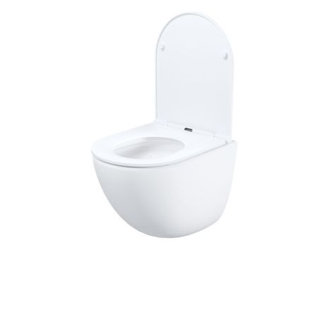 Унитаз подвесной IDDIS Axes AXERDSEi25 белый с сиденьем микролифт безободковый смыв воронка-водоворот