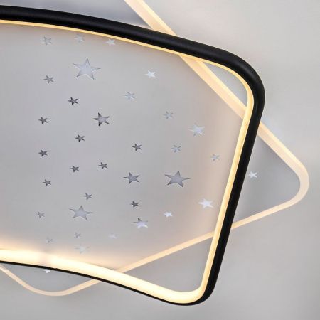 Светильник потолочный LED4U L1037-520 BK