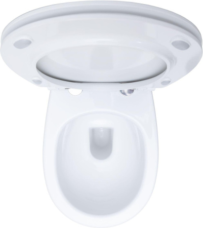 Чаша унитаза подвесная Allen Brau Fantasy 4.11004.20 цвет белый без сиденья безободковая каскадный смыв