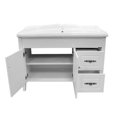 Тумба с раковиной Comforty Палермо 00004142367CF 120х50 напольная цвет белый