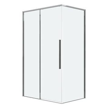 Душевой уголок Grossman Galaxy 120.K33.01.1490.10.00 140х90 стекло прозрачное профиль хром глянцевый без поддона