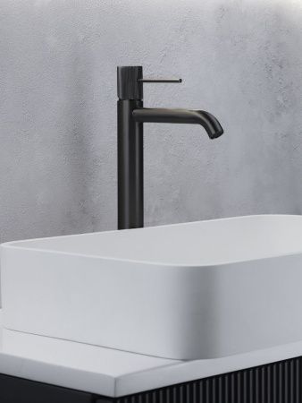Смеситель для раковины AltroBagno Bilancia AltroBagnoBilancia010228MB на столешницу черный