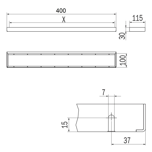 Рейлинг Inda INDISSIMA BARRA A8883CNS - фото 5