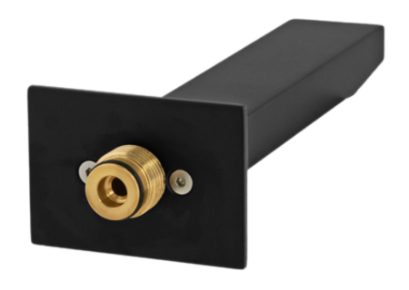 Излив Remer Qubika 91QNO настенный черный матовый