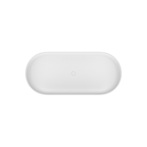 Ванна из искусственного камня Solid Surface Cezares LINER CZR-LINER-170-76-56-SSB 170х75 отдельностоящая овальная - фото 3