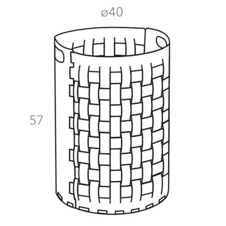 Корзина для белья ADJ Dubai 57405