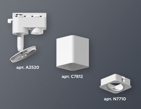 Трековый однофазный светильник Ambrella Light Track System (Трацк Сыстем) XT7812010
