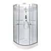 Душевая кабина AvaCan L608NLED 80х80 четверть круга без крыши ориентация универсальная