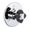 Переключатель потоков THG Petale de Cristal noir U6D-A02-48M2SB (внешняя часть)